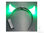 Teufelshörner Grün Leucht Blink Bock Horn LED Licht Hörner Green color