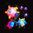 MAGIC SPACE BALL MIT LICHT + SOUND springt dreht sich hüpft wirbelt LED Musik