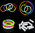 100 Knicklichter Leuchtstäbe LIGHTSTICKS 20 CM 1 Rolle 6 Farben multicolor