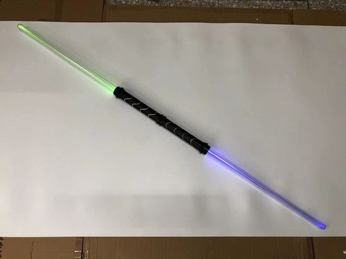 LED LASER SCHWERT DOUBLE LANZE LIGHT SWORD 110 cm lang LED - versch Farben