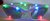 3A Leuchtbrille LED Transparent Multicolor mit verschiedenfarbigen LEDs Batterien und Schalter