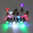 LED Ohrstecker Ohrringe LED Schmuck Disko Mode multicolor bunt mc