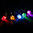 LED Ohrstecker Ohrringe LED Schmuck Disko Mode multicolor bunt mc