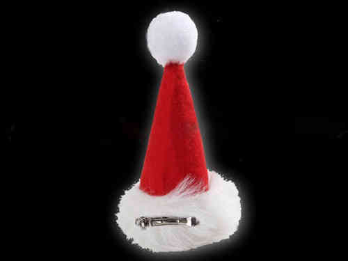 Weihnachtsmütze Hut mit Haarspange zum Aufstecken Weihnachts Mütze xmas hat