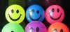 Smilie mit Licht FLUMMI Springball Funny Smiley Faces BALL mit LED Blinken bei Aufschlag multicolor
