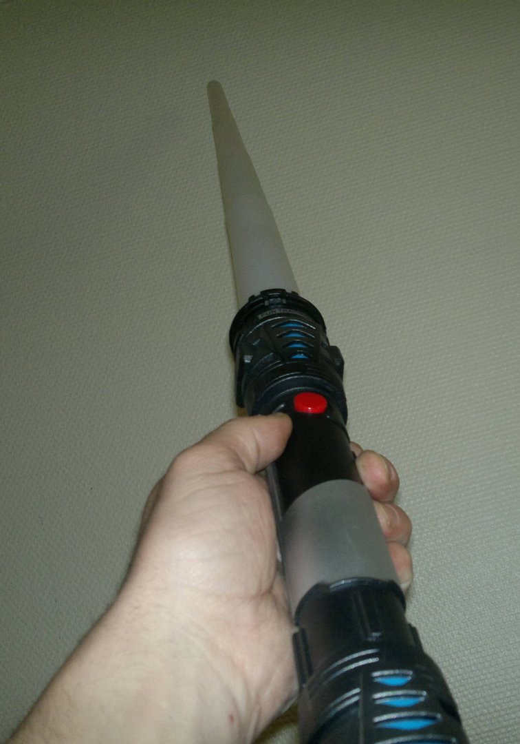 108cm Laserschwert Star Lichtschwert Schwert mit Licht Sound & Vibration Blau 