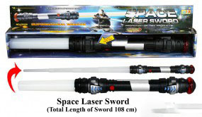 Sound & Vibration Blau 108cm Laserschwert Star Lichtschwert Schwert mit Licht 