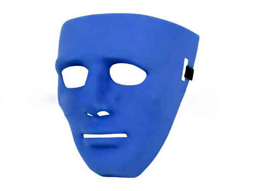 Masken Maske blau Halloween Karneval BLUE mask  NEU Faschingsmaske