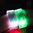 NEW LED Leucht Armband Sound active transparent 2,5 cm breit Flashing Bracelet blinken farbig