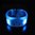 NEW LED Leucht Armband Sound active transparent 2,5 cm breit Flashing Bracelet blinken farbig