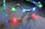 LED leucht Brille STERN Lichtbrille star Pentagramm glasses goggles rot blau grün