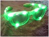 NEU 2023 Wayfarer leucht LED Brille Grün green Glasses LEDs RAY Style