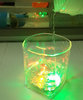 leuchtender blinkender LED Wasser Becher Whisky glas Bars Diskotheken leuchtet Eingießen