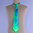 Leuchtende RGB LED Glas Faser Glasfaser Krawatte 7 Farben + Farbwechsel USB +AKKU