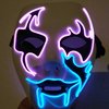 Hit der Saison ! Party Leuchtmaske  EL MASKE PHANTOM Vampire ElektroLumineszens Schlauch