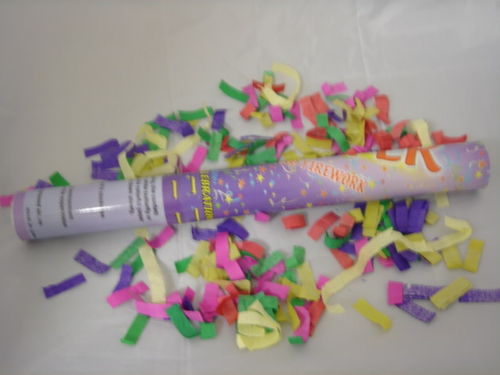 Popper Konfetti Bombe Reichweite bis zu 10 m Rohrlänge 50cm Confetti