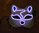 Hit der Saison ! Party Leuchtmaske  EL MASKE PHANTOM Cat ElektroLumineszens Schlauch