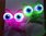 LED Haarreifen Leucht Blink Augen Alienaugen pink grün gelb rot Haar Reif blinky Haarreif